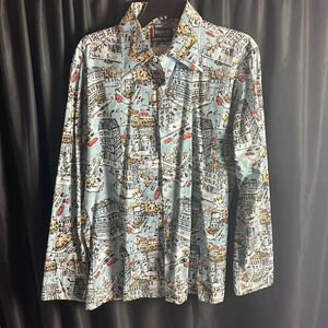 City‎ scape Men’s Button Down L